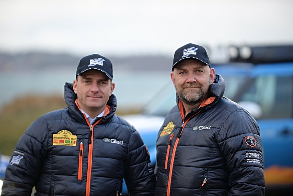 Jacob Glad og Philip Volmer Hansen er klar til årets ørkenrally til Dakar